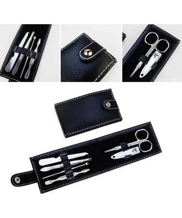 FOMIYES Nail Nail Clippers Nail Trimmer Manicure 6 Piece Set M Black - Buy Online on GoSupps.com