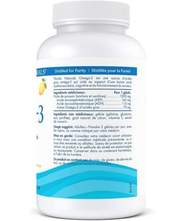 Nordic Naturals Omega-3 Soft Gels - Omega-3 Essential Fatty Acids Aid in Cognition Heart Health and Immune Support Lemon Flavor 120 Count 120 Count (Pack of 1) - Buy Online on GoSupps.com