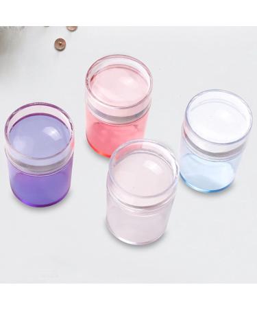 Premium Nail Art Sticker Set for Women - Party Decor & Silicone Stamp Tool - Blue | DIY Home Nail Design - Buy Online on GoSupps.com