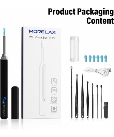 Ear Wax Removal Ear Wax Cleaner with Camera Earwax Removal Tool with 8 Ears Earwax Cleaning kit 1080P HD Otoscope - Ear Camera with 6 Ear Scoops - Otoscope Ear Pick for iOS and Android - Buy Online on GoSupps.com