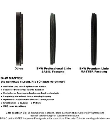 B+W 112mm MRC Nano Glass Circular Polarizer Filter - Buy Online on GoSupps.com