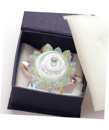 FOMIYES Nail Art Crystal Cup Nail Liquid Powder Dish Glass Tumbler with Lid Nails Pen Holder Small Terrarium Liquid Powder Dappen Dish High Transparent Crystal Manicure Travel Powder Plate 11x11cm Transparent - Buy Online on GoSupps.com