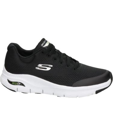 Skechers Women's Arch Fit Infinity Cool Sneakers - 43 EU Black Textile Synthetic with White Trim | International Shipping Available - Buy Online on GoSupps.com