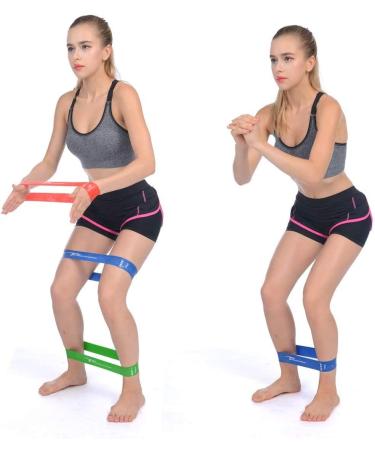 Timberbrother Resistance Loop Bands Set of 5 with Workout Poster - Ideal for Crossfit and Physical Training - Buy Online on GoSupps.com