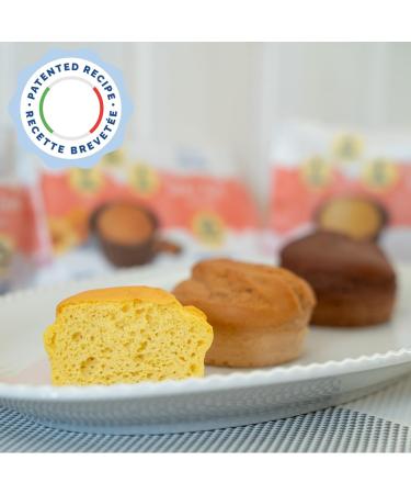 Nuvola Zero - Dolce Zero Cocoa Tartlet Carbohydrate-Free Sugar Free Lactose Free Gluten Free High Fiber Pack of 12 Mad - Buy Online on GoSupps.com