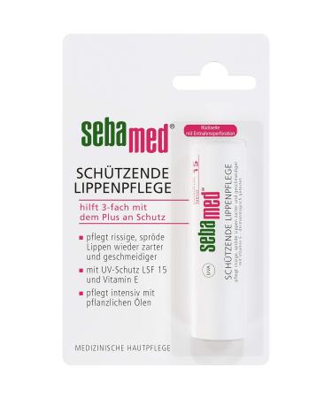 Sebamed Protective Lip Care Stick SPF 30 - Hydrating Lip Balm (1 Pack) for UV Protection - Shop Internationally - Buy Online on GoSupps.com