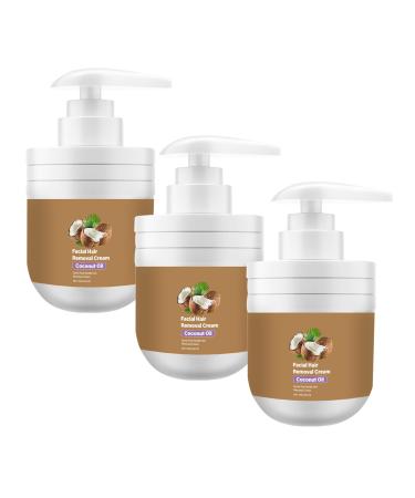 WRANBAO Product description: Coconut oil hair removal cream for face and body lip hair and beard soothing gentle non-sticky suitable for underarms legs