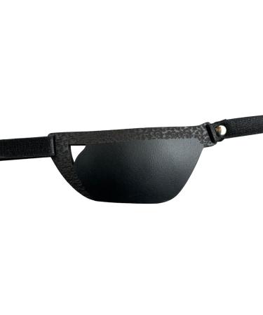 Buy Black Leather Eye Patch | Slim Eye Patch for Men & Women | Comfortable Right Eye Patch - International Shipping - Buy Online on GoSupps.com