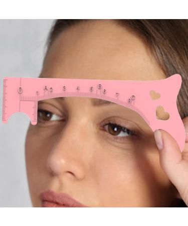 Eyebrow Stencils | Eye Liner Guide for Eye Brows Eyebrow Shaping Ruler Eye Makeup Aid Brow Measuring Tool for Beginners Eye Liner Eyelash Eyebrow Pink - Buy Online on GoSupps.com