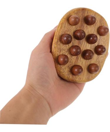 Buy Tovinanna 2-Piece Wooden Massage Brush Set - Effective Manual Scalp & Body Massage Tool for Relaxation - International Shipping Available - Buy Online on GoSupps.com