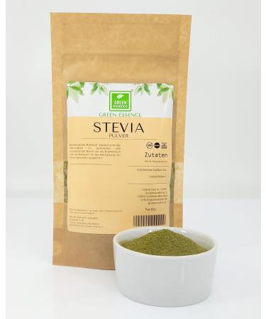 Stevia powder 250g from the green essence - ground leaves - sugar set - 100% naturally - selected leaves - stevia leaves ground for tea premium quality