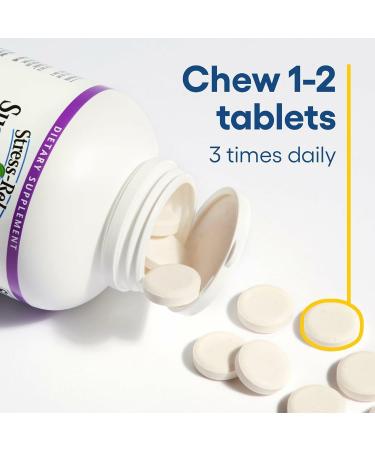 Natural Factors Suntheanine L-Theanine 100 mg - Health Supplement for Calm Outlook - L-Theanine Supplement Supports Relaxing Sleep & Aids Against Drowsiness - 120 Chewable Tablets (60 Servings) Fruit Flavor 120 Count (Pack  - Buy Online on GoSupps.com