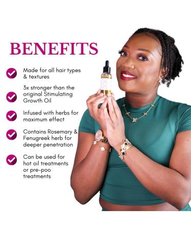 Mane Attraction Extra Strength Rosemary + Fenugreek Hair Growth Oil | Castor Oil Infused for All Hair Types - International Shipping Available - Buy Online on GoSupps.com