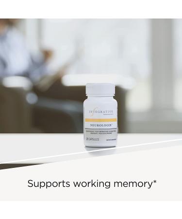 Integrative Therapeutics Neurologix Nootropic - 120 Capsules | Supports Concentration, Focus & Cognitive Function | Non-Stimulant Formula with Neumentix, Citicoline, Saffron & B6 - Buy Online on GoSupps.com