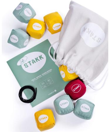 Softstakk: The Ultimate Outdoor Game for Family Fun | Boccia & Boule Redefined | Perfect for Garden Park & Beach | Skill & Strategy Game for All Ages - Buy Online on GoSupps.com