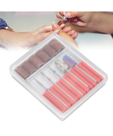 5pcs nail art grinding head dead skin removal smoothing drill for manicure nail loops and trimming nail file art tools keeps the nails clean and properly