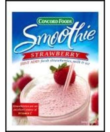 Strawberry Smoothie Mix / Concord Foods /2 oz (Pack of 6) 2 Ounce (Pack of 6)