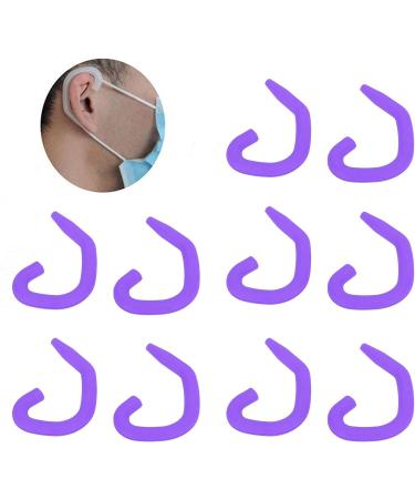 Ear Hooks 5 Pairs Soft Silicone Face Cover Hooks for Kids (Purple) - Buy Online on GoSupps.com