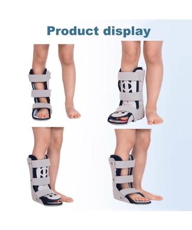SFKLYU Kids AFO Drop Foot Brace - Ankle Foot Orthosis Night Splint for Children - Support for Strephexopodia & Strephenopodia - Left & Right Pair - Buy Online on GoSupps.com