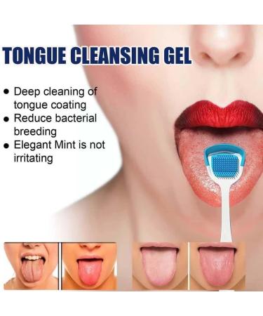 Canada Kit for White Hairy Tongue Removal | Tongue Cleaner Set Brushes & Gel | Buy Internationally - Buy Online on GoSupps.com