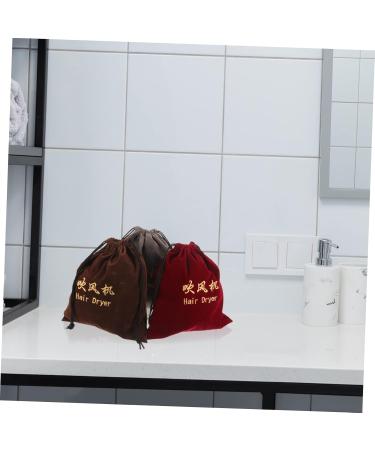 PLAFOPE 3 Pcs Hair Dryer Storage Bag Drawstring Bags Hair Dryer Bag Travel Makeup Bag Organizer Fabric - Buy Online on GoSupps.com