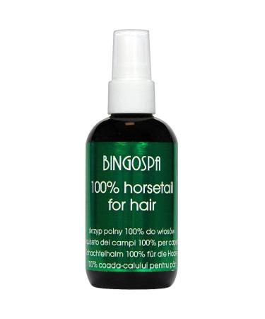 Horsetail 100%: strong and healthy hair against hair loss 100 ml BINGOSPA