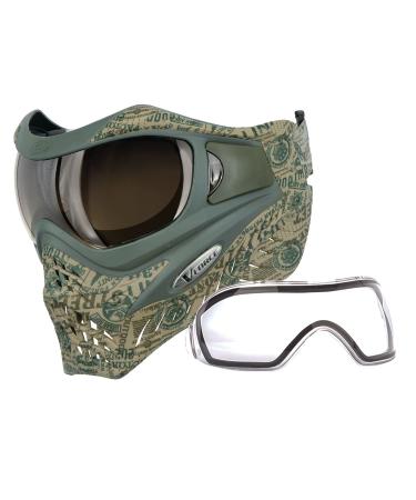 Vforce paintball VForce Grill Special Edition Headstamp Paintball Mask Goggle wQuicksilver Lens, One Size Fits All