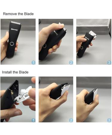 Kingsmile Body Hair Trimmer & Groin Trimmer - Safe Electric Men's Groomer Waterproof Ergonomic Replaceable Ceramic Blade Ideal for Male Hygiene - Buy Online on GoSupps.com