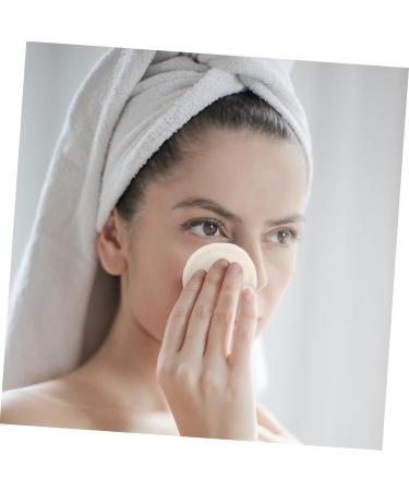 Buy Minkissy Loofah Facial & Body Cleansing Sponge Pad | Exfoliating Makeup Applicator & Bath Scrubber | Yellow 8x8x0.6cm - International Shipping Available - Buy Online on GoSupps.com