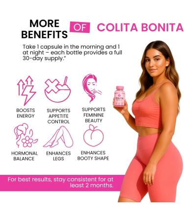 Curvy Fruit Colita Bonita | Aguaje + Black Maca + Fenugreek | Herbal Supplement for Women | Natural Balance & Wellness Support 3 Month Supply (Full Treatment) - Buy Online on GoSupps.com