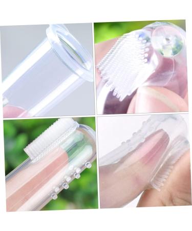 FRCOLOR Newborn Silicone Finger Toothbrush Set - 10 Soft Cat Toothbrushes for Travel | Ideal Baby Toys - Buy Online on GoSupps.com