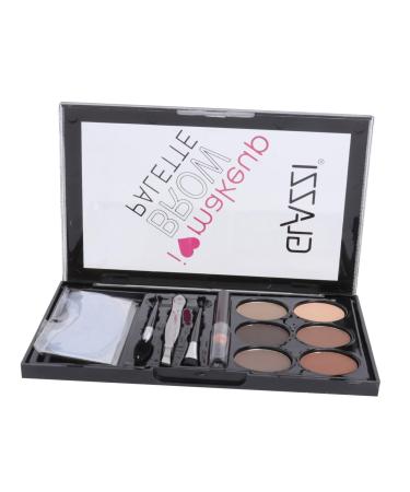 IWOWHERO 1 Set Eyebrow Powder Set Waterproof Eyebrow Makeup Flash Suit Eyebrow Powder Cosmetic Abs