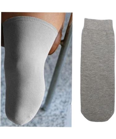 Prosthetic Sleeve for Amputees - Compression Socks Limb Shrinker & Sweat Wicking Prosthetic Socks - Cotton Prosthetic Liner for Below Knee Amputees (XL)