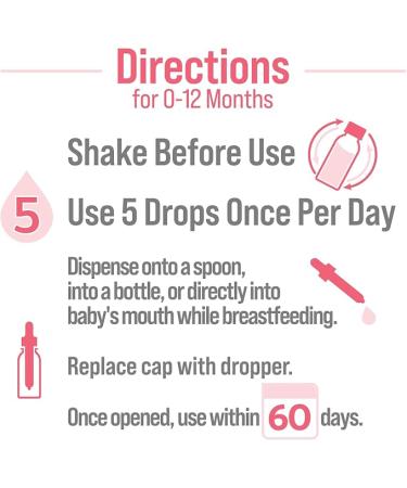 Culturelle Baby Digestive Calm & Comfort Probiotic Age 0-12 Mos 8.5Ml, Helps Periodic Colic, Gas, Fussiness, Crying & Digestive Upset In Infants & Newborns, Vegan Non-Gmo Gluten-Free, 1 Mos. Supply - Buy Online on GoSupps.com