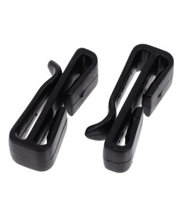 Magiclulu 1 pair of masking hooks helmclip clip for helmet mask ear ski helmet accessories ski helmet mask clip ski mask clip for hearing protection mask ski accessories.