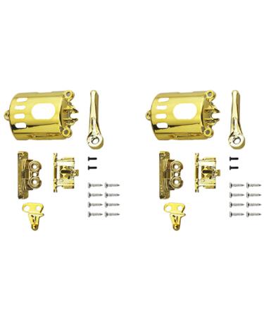panjin 2X Clipper Modified Shell Hair Clipper Housing Cover for Replacement Accessory 8148 8591 Kit Golden