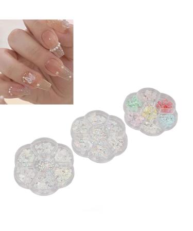 Resin Nail Rhinestone Stylish Mixed Color Shiny Decorations for DIY Nail Art with Multiple Options Nail Rhinestone Shiny Look for Nail Salon - Buy Online on GoSupps.com