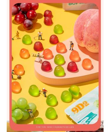 White peach candy Peeled gummies 68g/pack Mixed fruit fudge 50% fruit juice content Cute and fun candies Healthy fruit snacks Green grape Dim sum Snack pack (White peach flavor 8 packs) White peach flavor 8 packs - Buy Online on GoSupps.com