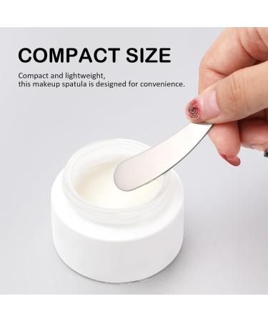 BIUDECO 2pcs Cosmetic Spatula Metal Makeup Spatula Face Cream Spatula Esthetician Supplies Makeup Spatula Small Beauty Scoop Foundation Spatula Lotion Spatula Mini Spatula for Cosmetics - Buy Online on GoSupps.com
