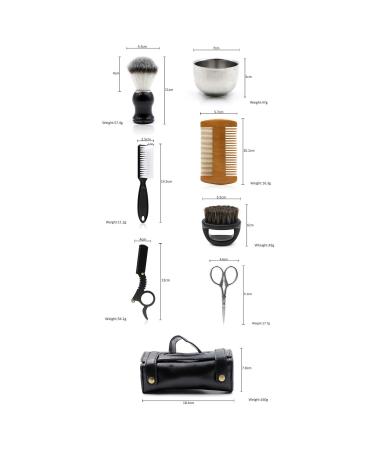 Griwiuiowe Men's Fashion Shaping Tool & Mustache Comb - Perfect Lines Grooming Kit - Buy Online on GoSupps.com