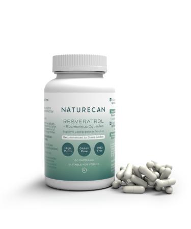 Naturecan Resveratrol and Rosemary - 500mg - 60 Capsules
