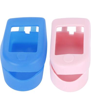 Buy Socobeta Wear-Resistant Oximeter Cover | High-Quality Silicone Fingertips Protector - Blue & Pink | Ideal for Home & Travel | International Shipping - Buy Online on GoSupps.com