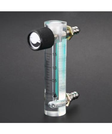 Kikolufy 5X 0.1-1.5LPM 1.5L Oxygen Flow Meter Flowmeter with Control Valve for Oxygen Air Gas - Buy Online on GoSupps.com