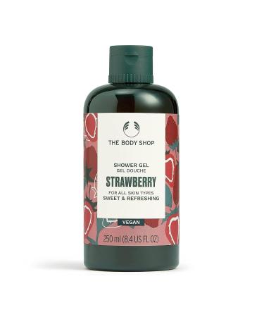 The Bod.y Shop Strawberry Bath Shower Gel 250 ML - All Skin Types | Cleanse & Refresh |Vegan