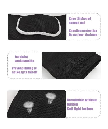 VOPHIA Dance Knee Pads - 3 Pairs Non-Slip Elastic Volleyball & Yoga Knee Brace Support for Women Girls & Dancers - Medium Sponge Protector Guards - Buy Online on GoSupps.com