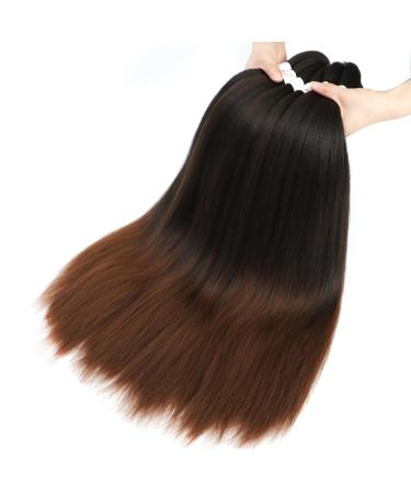 Xusuperb 20 Ombre Pre-Stretched Braiding Hair Extensions - Soft Knotless Yaki-Textured Braids (6 Packs T1B/30#) for Easy Styling - Buy Online on GoSupps.com