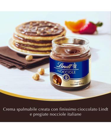Lindt Crema Spalmabile alle Nocciole Spread Cream with Glass Hazelnuts 200 g Fine Italian Hazelnuts (Pack of 3) - Buy Online on GoSupps.com