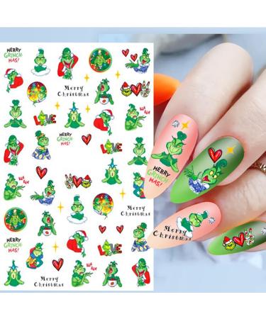 Buy Christmas Nail Art Stickers - 3D Self-Adhesive Winter Designs for DIY Manicure | Xmas Tree & Snowflakes Nail Decals for Women & Girls - Buy Online on GoSupps.com