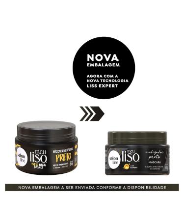 Salon Line Treatment - My Straight Collection - Brassiness Control Black Mask 10.58 Oz - Buy Online on GoSupps.com