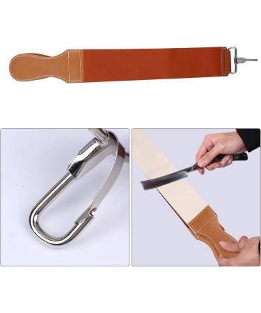 Beaupretty 2-Piece Large Cow Brown Knife X - Double-Layer Barber Canvas Straps with Buckle for Sharper-Laminated Tension | International Shipping - Buy Online on GoSupps.com